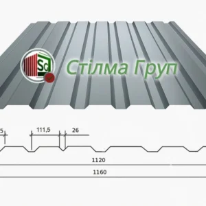 Металопрофіль ПК-18 для стін та покрівлі