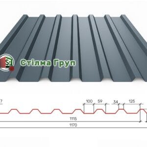 Профнастил покрівельний ПК-15