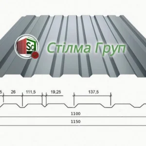 Металопрофіль ПК-20 для стін та покрівлі