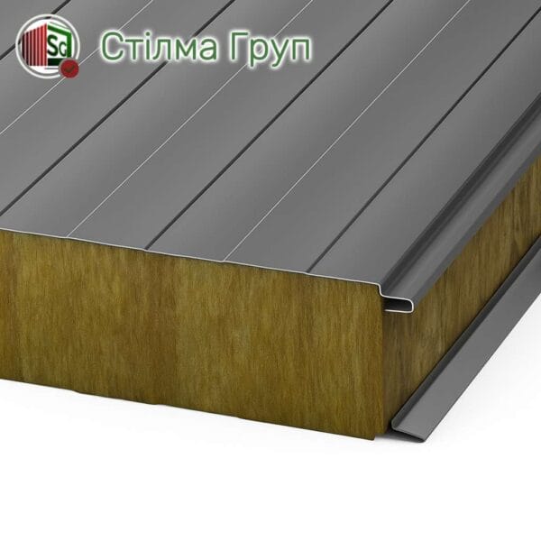 Сендвіч панелі стінові з мінеральною ватою