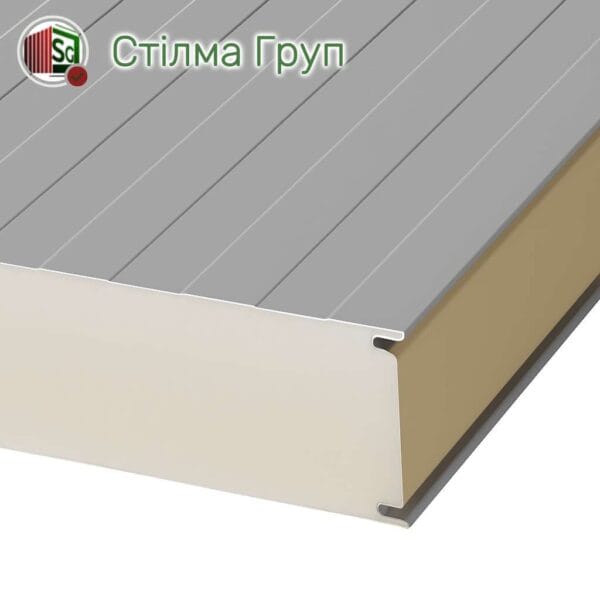 Сендвіч панелі стінові з пінополіуретаном ППУ(PIR, PUR)